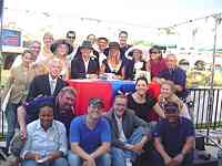 Whole KUSI crew at Del Mar Races 
Opening Day, July 20, 2005