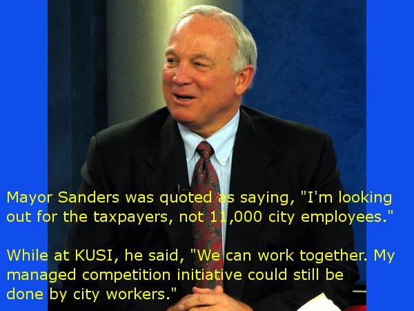 San Diego Mayor Jerry Sanders